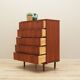 Commode en teck, design danois, années 1970, fabrication : Danemark