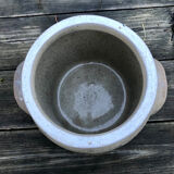 Glazed stoneware pot