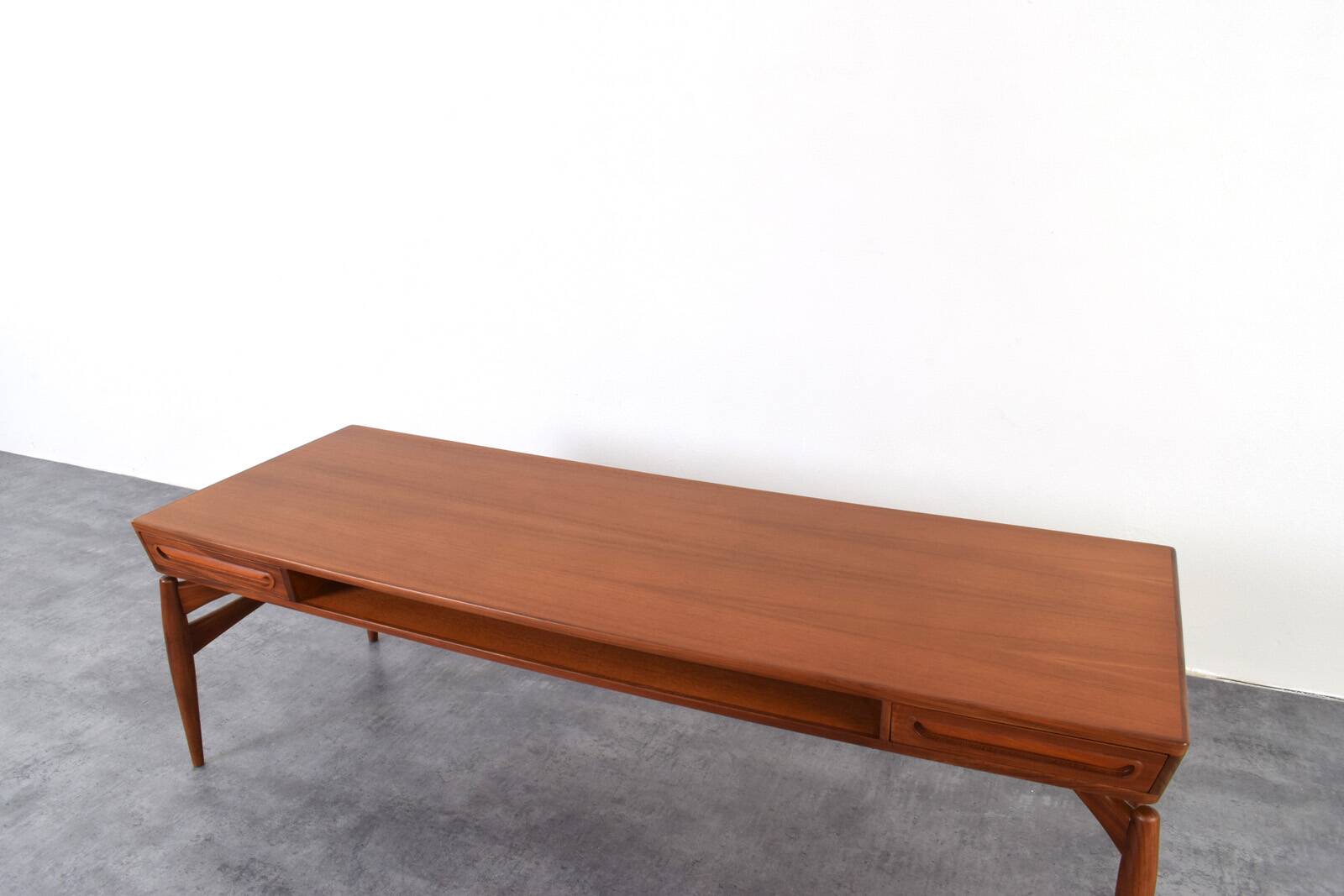Mid-Century Teak Coffe Table by Johannes Anderen for Trensum Möbelfabrik