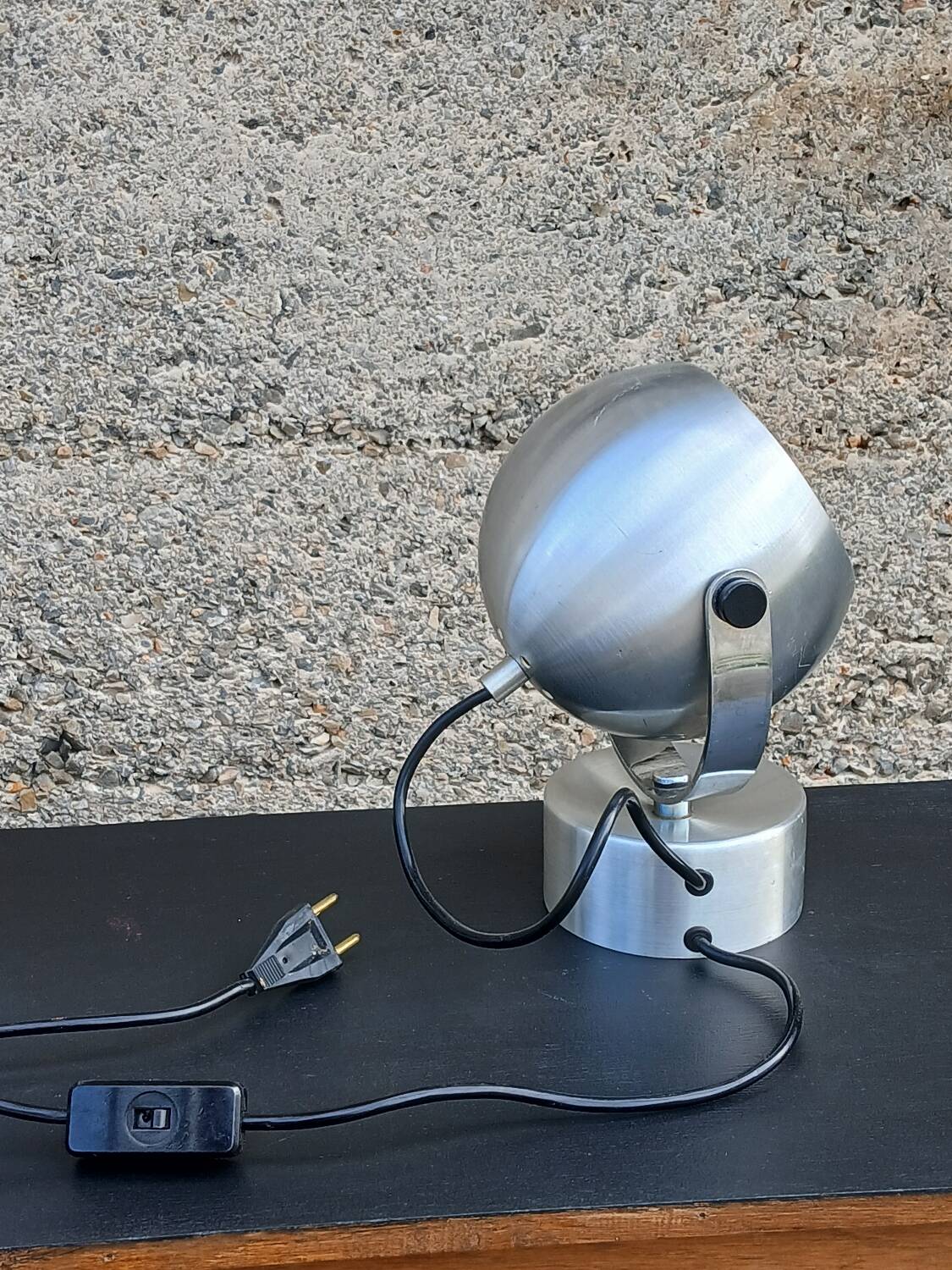 1970s eye ball lamp pair