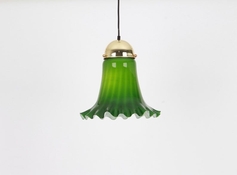 Green suspension Peill & Putzler Germany 1960s