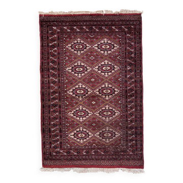 Tapis vintage afghan Ersari fait main en laine – 123 x 183 cm