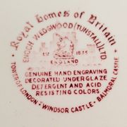English soup plate Royal Homes of Britain, London Castle