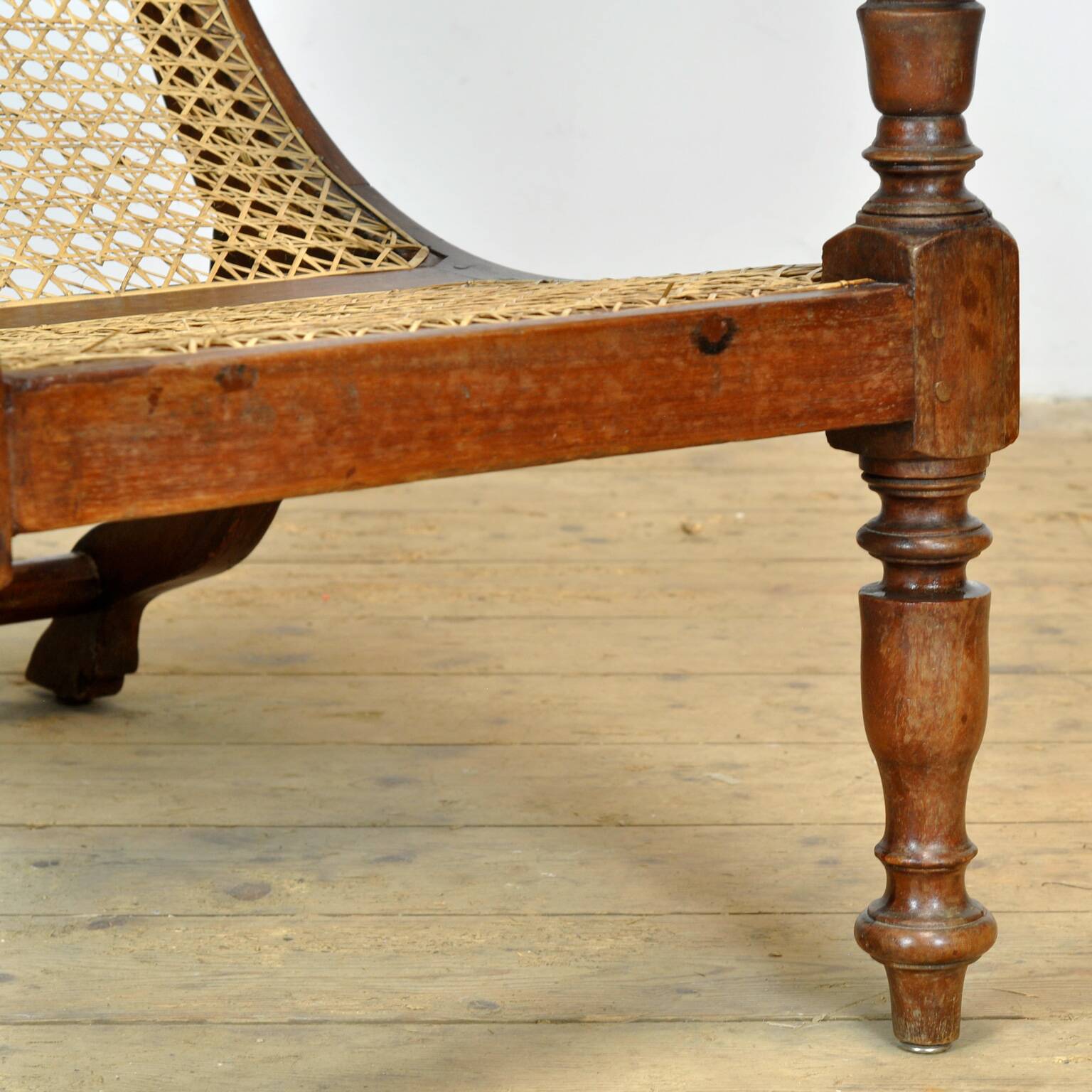 Chaise de plantation indonésienne coloniale hollandaise, vers 1920