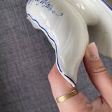 Villeroy and Boch blue floral porcelain gravy boat