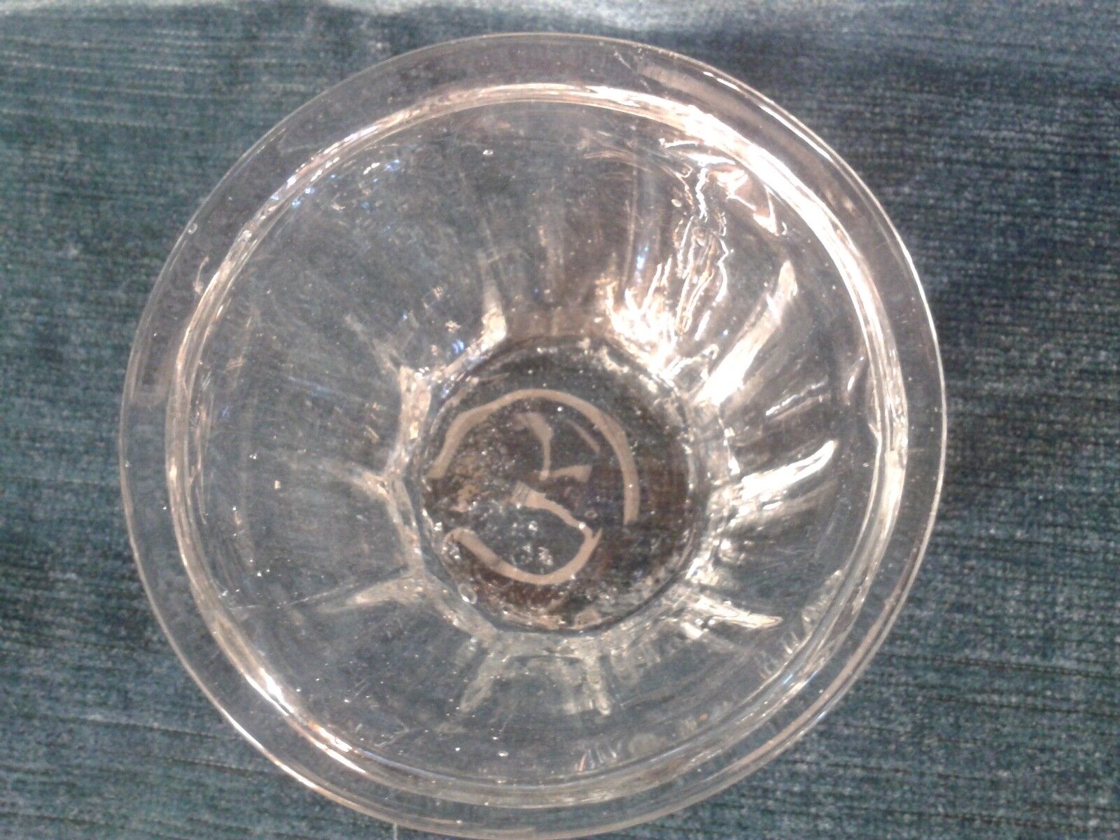 Petite verrine à confiture ancienne, conique