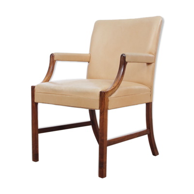 Fauteuil  par Ole Wanscher pour A.J. Iversen Iversen
