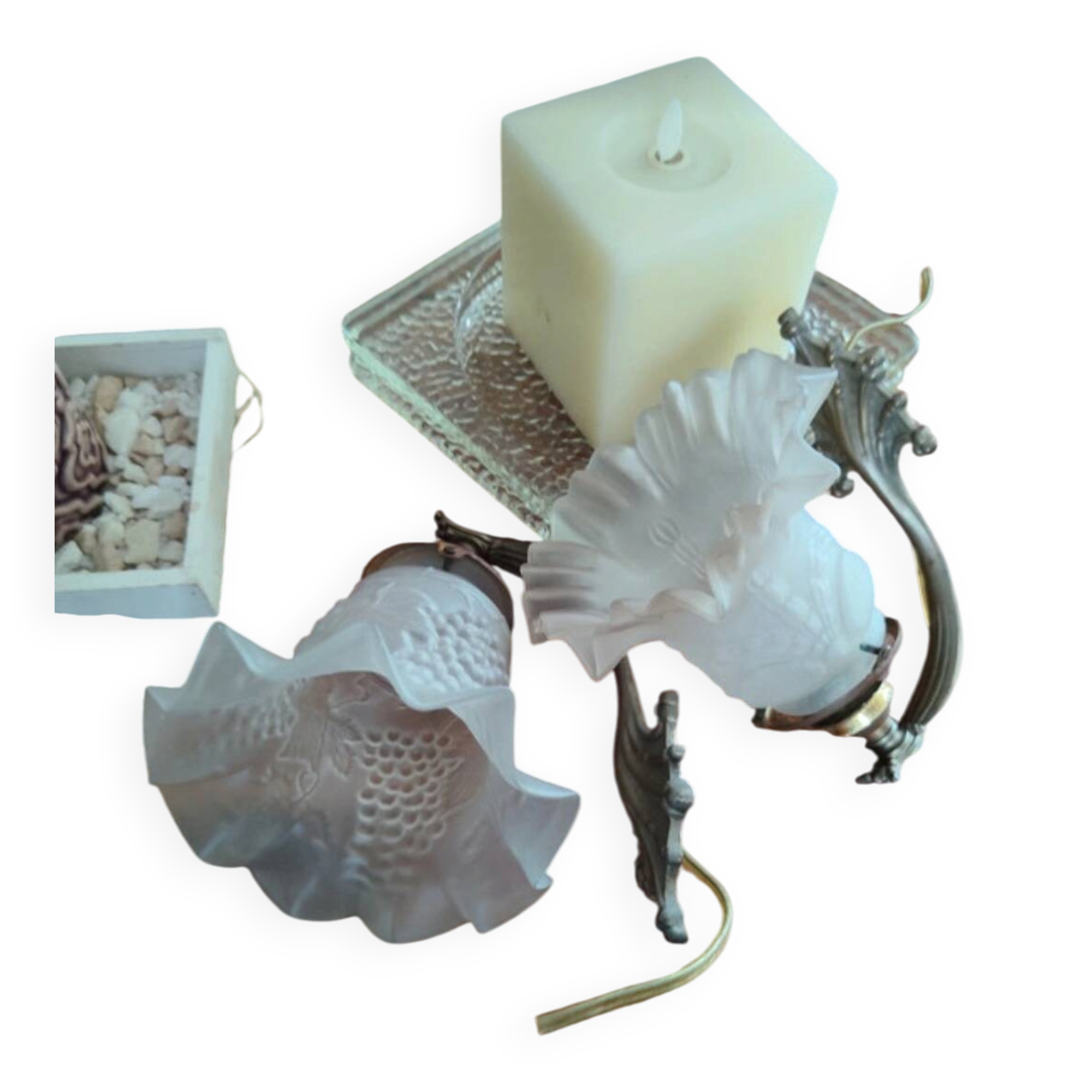 Appliques vintage tulipe