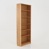 Bookcase with oak veneer scandinavian design from the 70s