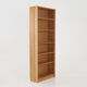 Bookcase with oak veneer scandinavian design from the 70s