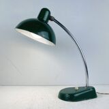 Mid-century green metal ministerial desk lamp by A. R. Torino, Italy, 1950s.