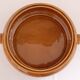 Vintage vegetable soup factory Gien amber