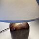 Ceramic lamp, fabric cable, cotton lampshade