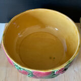 Sarreguemine slip salad bowl