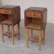 Paire de chevets 1930 acajou & palissandre