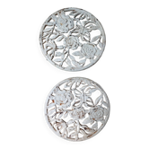 2 cast iron trivets