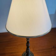 Vintage brass table lamp, circa 1940s - 1950s
