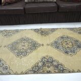 Orange & Brown Oushak Runner sku 2254