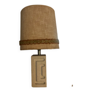 Lampe en pierre vintage