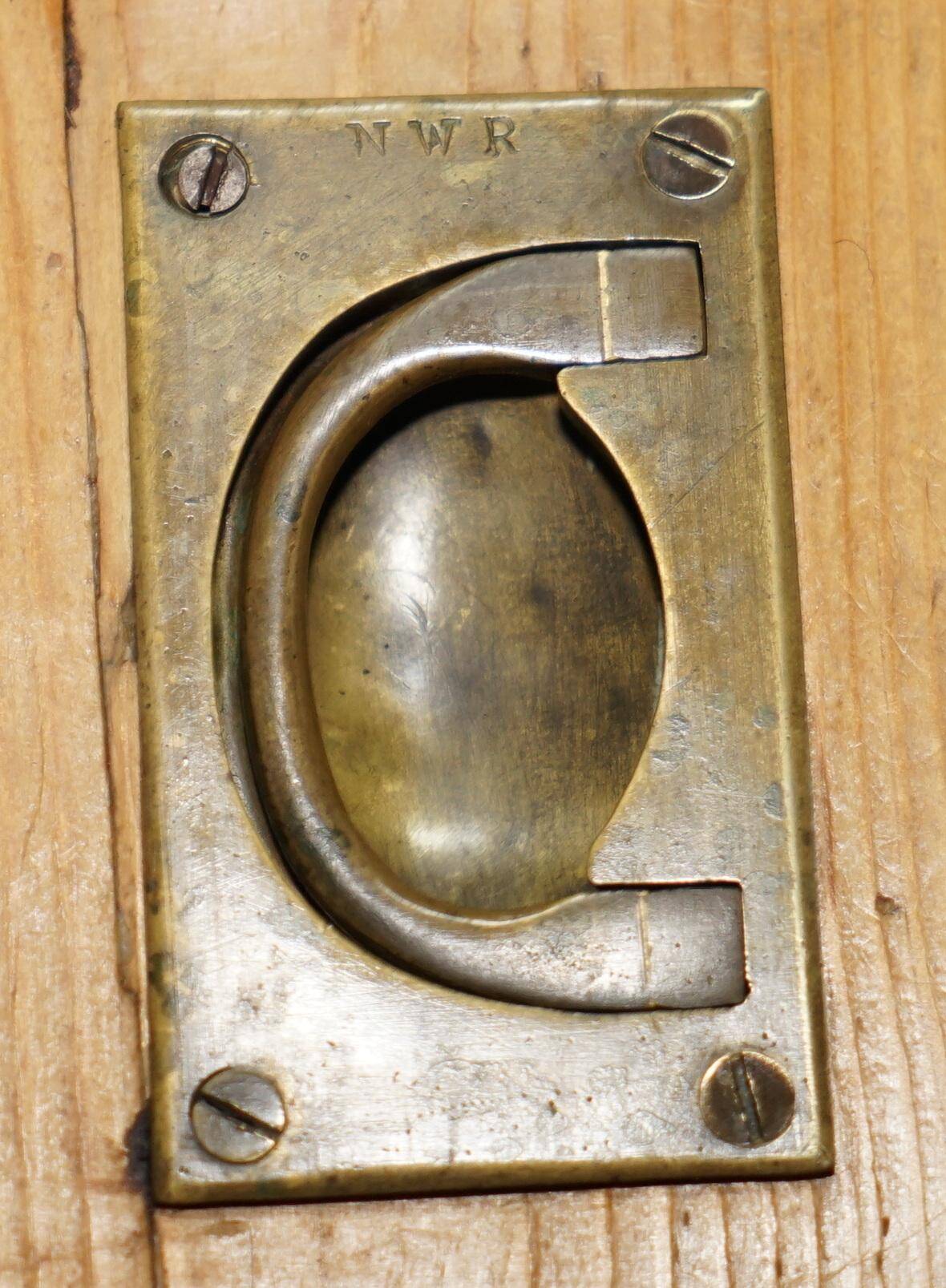 Antique office 1880 London North Western Railway stamped Station Masters