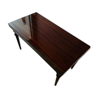 Convertible mahogany table coffee table