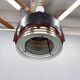 Lampe suspendue space age par veb leuchtenwerk, allemagne, années 1970