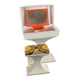 Coiffeuse et tabouret Space Age par Prisunic