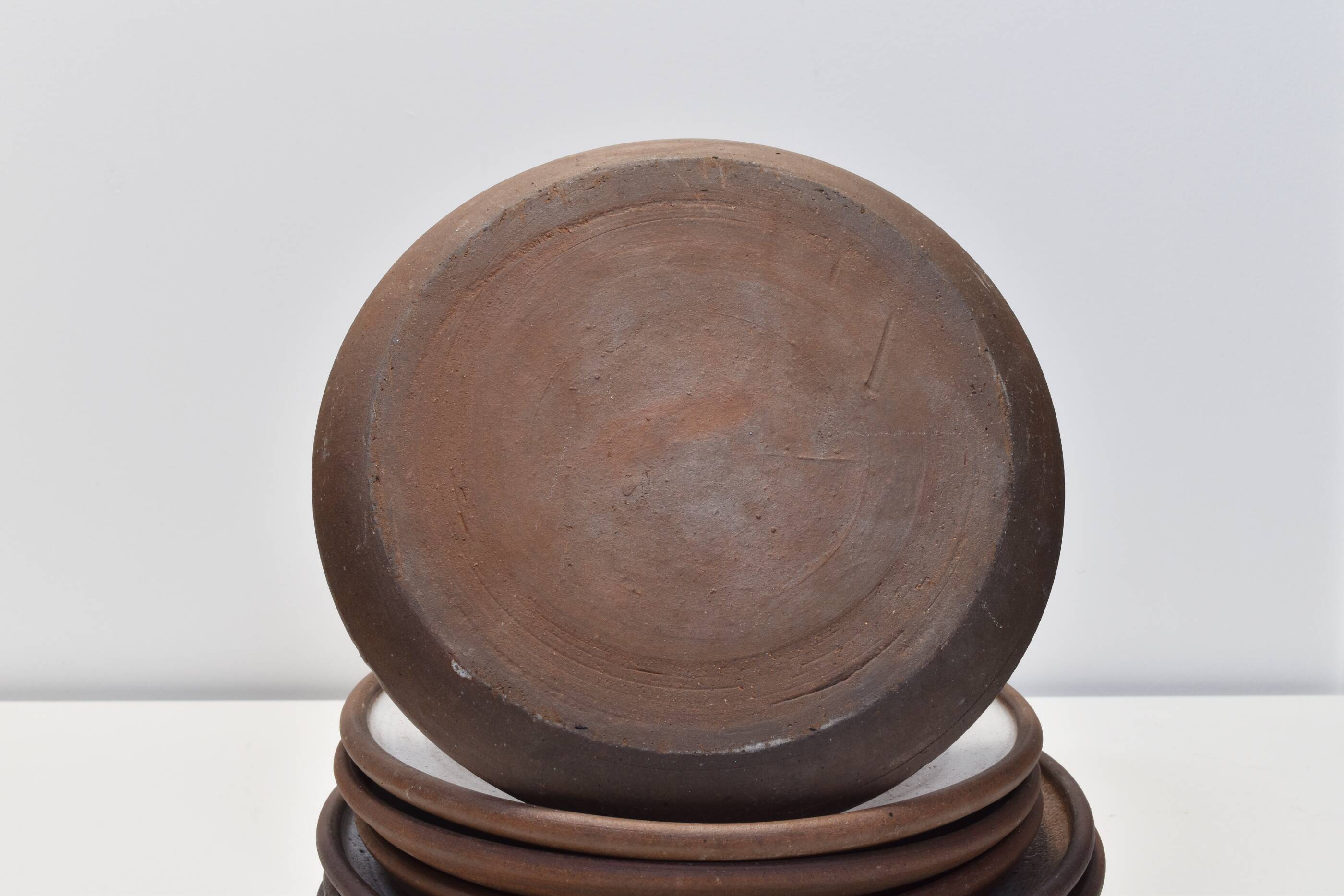 7 Vintage ceramic plates Norbert Pierlot Ratilly La borne