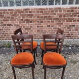 4 bistro chairs, 1970s
