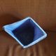 Beautiful iridescent mauve ceramic jug.