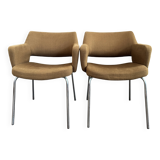 Paire de fauteuils vintage – Style Eero Saarinen – Années 60/70