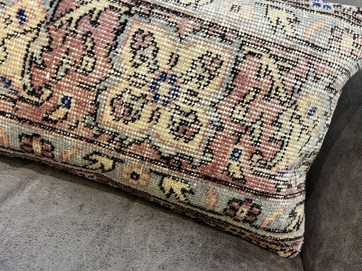 Housse de coussin en laine turque