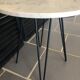 Table d’appoint plateau marbre vintage