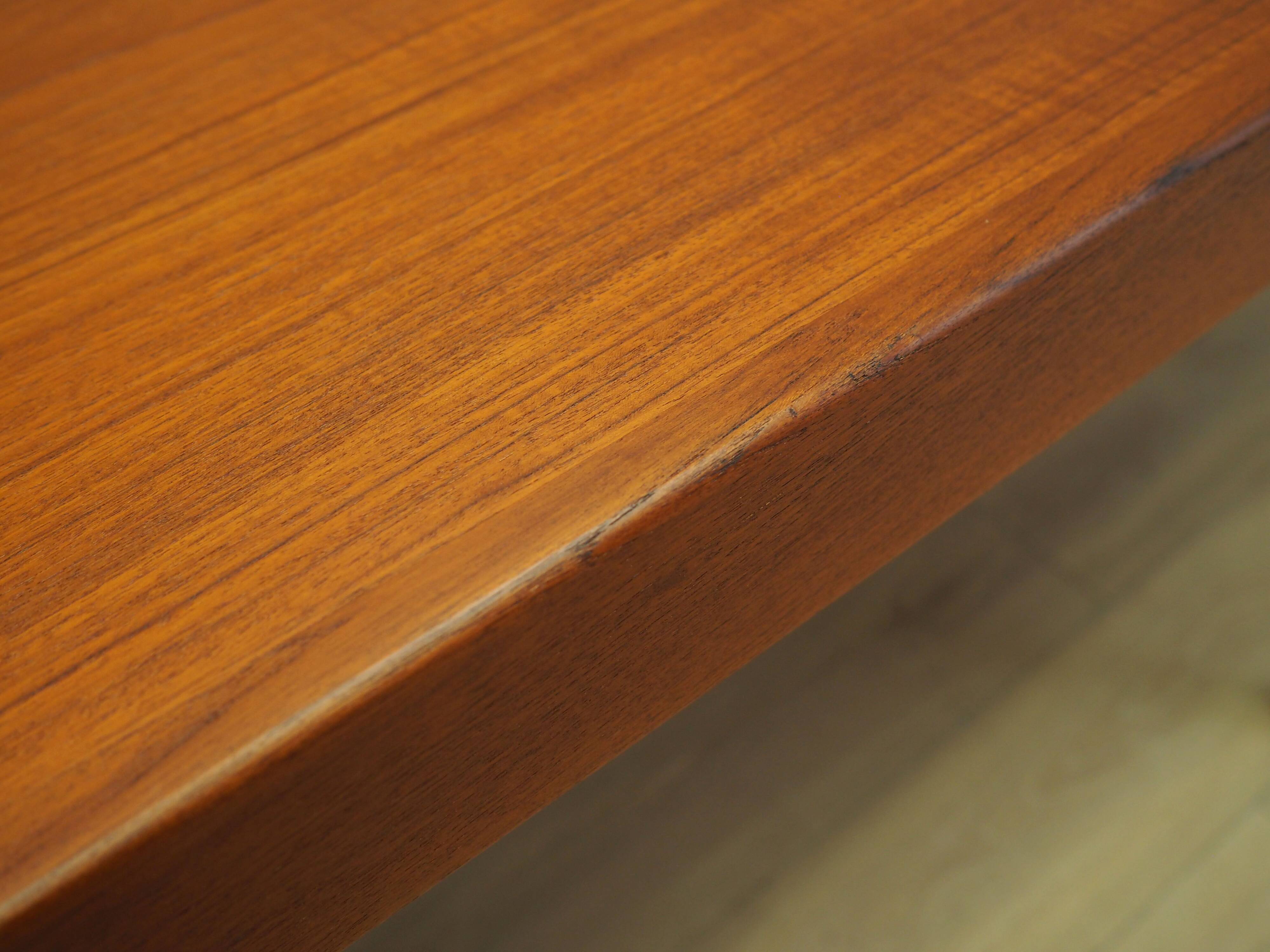 Teak table, Danish design, 1970s, production: Denmark