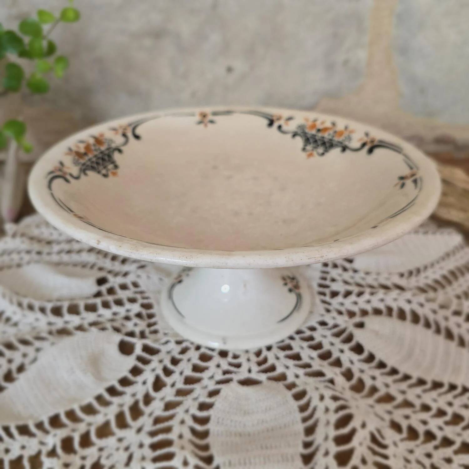 Compotier Art Déco, Modèle Trinité