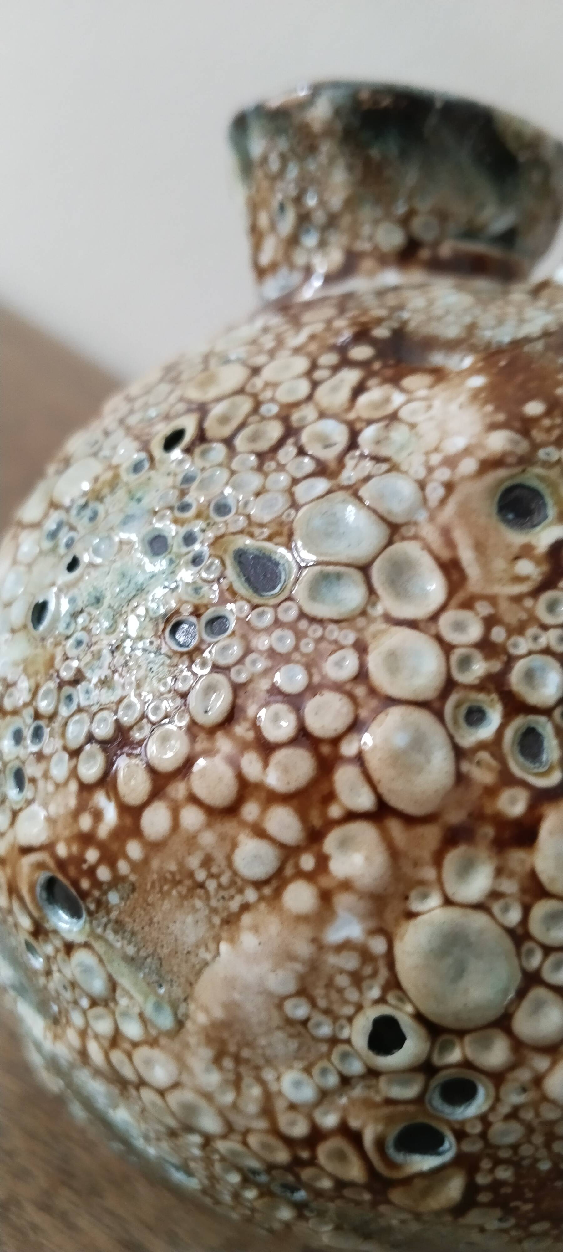 Honey ceramic jug or margoulette