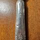 Art-Nouveau Sauce Spoon Floral Decor - Silver & Vermeil