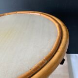 Vintage rattan table