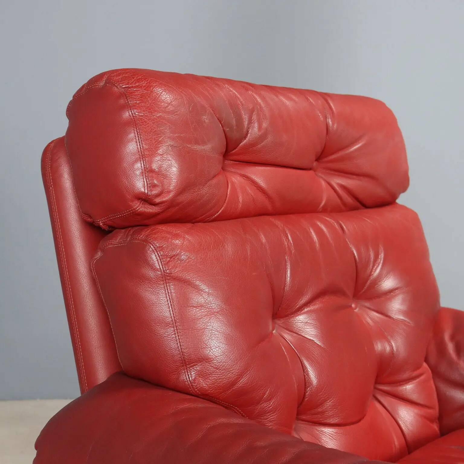 B&B Coronado armchair, vintage design by Tobia Scarpa, 1970s-80s.