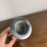 Pair of silver-plated metal candlesticks, Denmark