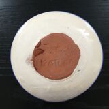 Blue floral decoration candle holder