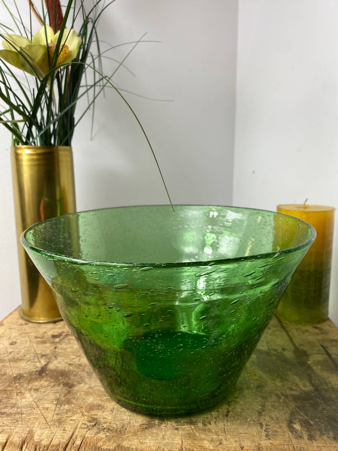 Saladier en verre bullé Biot