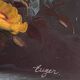 HST painting "Bouquet of flowers in a vase" signed + cadere ec. XX°