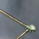 3 arm vespa green patina Jieldé lamp on cast iron base
