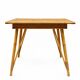 Vintage high table in bamboo / rattan – 1960s