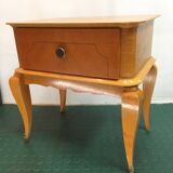 Bedside cabinet 60s light wood