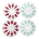 Set of 4 saucers digoin
