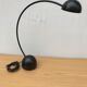 Brama desk lamp model Canegrate lacquered black metal