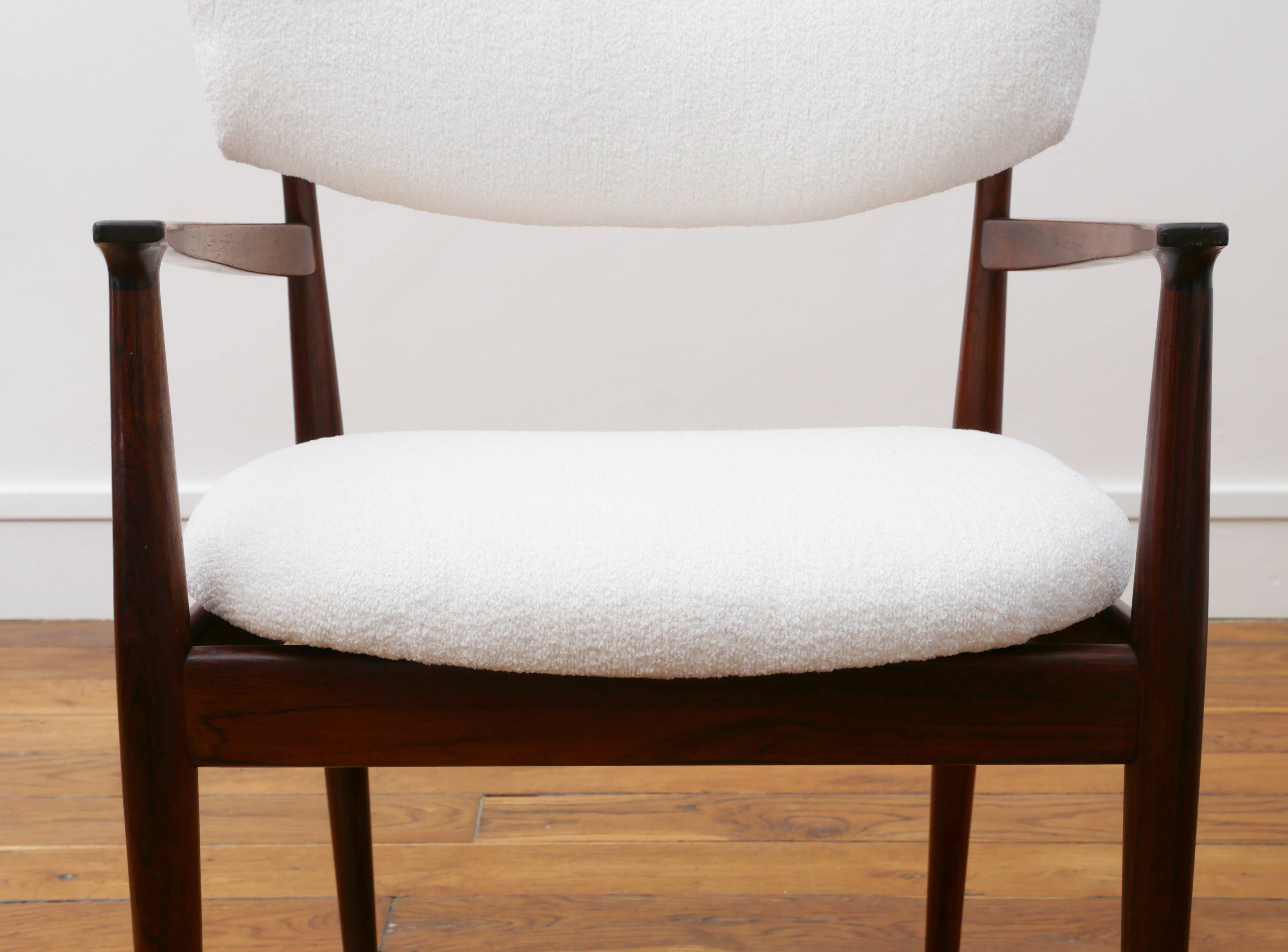 Scandinavian armchair in teak