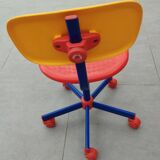 Vintage office chair, ikea design Memphis